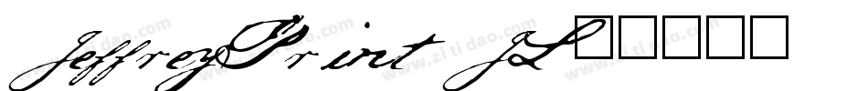 JeffreyPrint JL字体转换